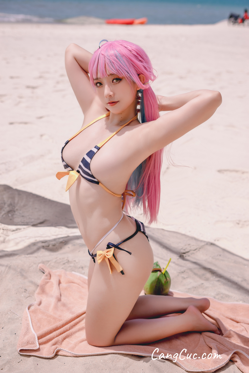 Coser@Messie Huang - Aqua Bikini